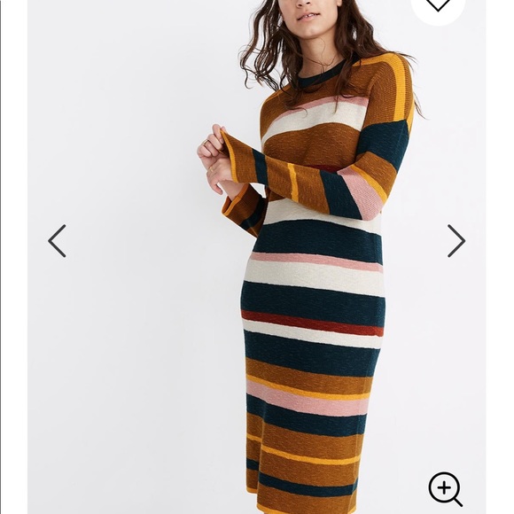 Madewell Dresses & Skirts - NEW • Madewell • Drop Shoulder Sweater Dress Lg